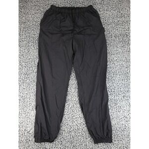 Nautica Competition Track Pants Mens M Black Nylon Mesh Lined Vintage Jogger